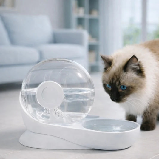 Fontaine à eau pour chat sans électricité - Oluna par AstuceChat