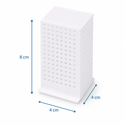 Fontaine eau chat compacte et élégante - Ovelou : dimensions de la cartouche filtrante - AstuceChat