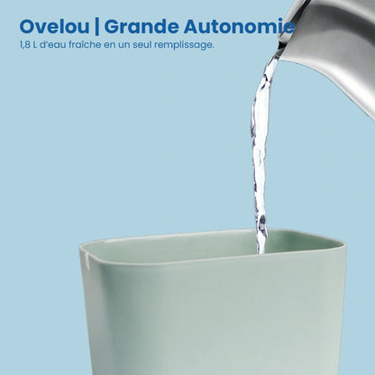 Fontaine eau chat - Ovelou : grande autonomie