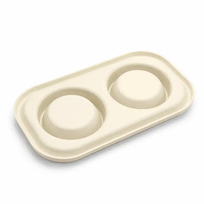 Gamelle anti glouton chaton double - Gaton : base antidérapante - AstuceChat