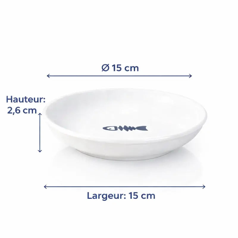 Gamelle céramique pour chat - Galyra : dimensions bol - AstuceChat
