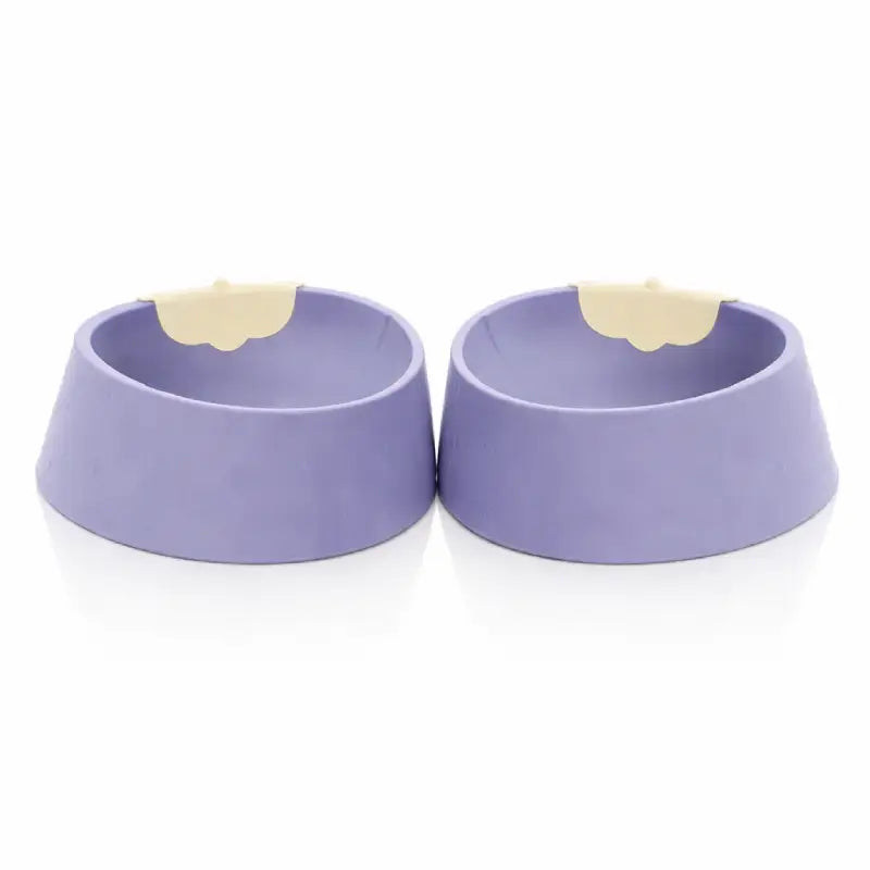 Gamelle chat anti renversement - Galéor : modèle Lavande Pastel Duo - AstuceChat