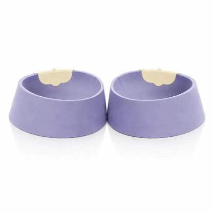 Gamelle chat anti renversement - Galéor : modèle Lavande Pastel Duo - AstuceChat