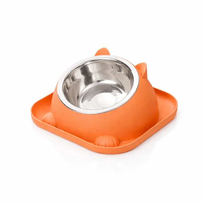 Gamelle chat design - Gachat : modèle solo Orange Instinct - AstuceChat