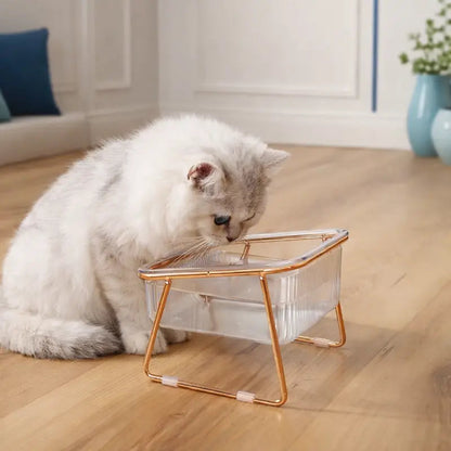 Gamelle chat eau - Gaïdra : chat en train de boire - AstuceChat