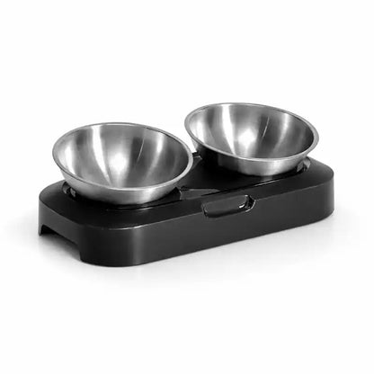 Gamelle chat en hauteur - Galénaï : vue produit double - AstuceChat