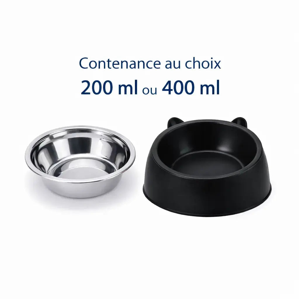 Gamelle chat inclinée - Gavéon : contenance 200 ml ou 400 ml - AstuceChat