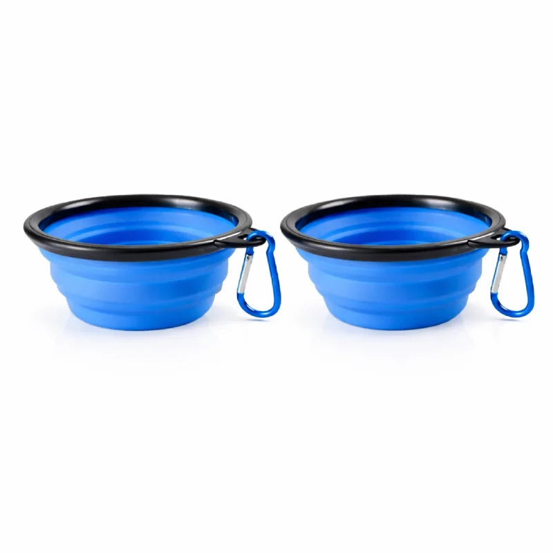 Gamelle chat silicone - Gaflexi : modèle duo Bleu Horizon - AstuceChat