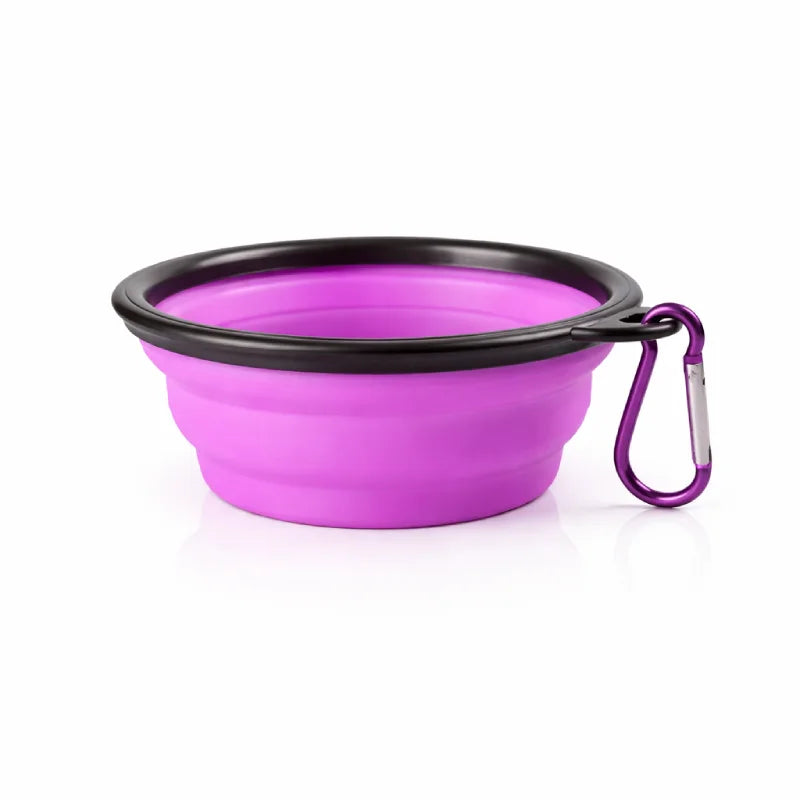 Gamelle chat silicone - Gaflexi : modèle duo Violet Aurore - AstuceChat