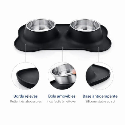 Gamelle chat silicone - Galiss : détails produit - AstuceChat