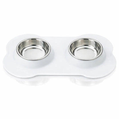 Gamelle chat silicone - Galiss : modèle Blanc Perle - AstuceChat