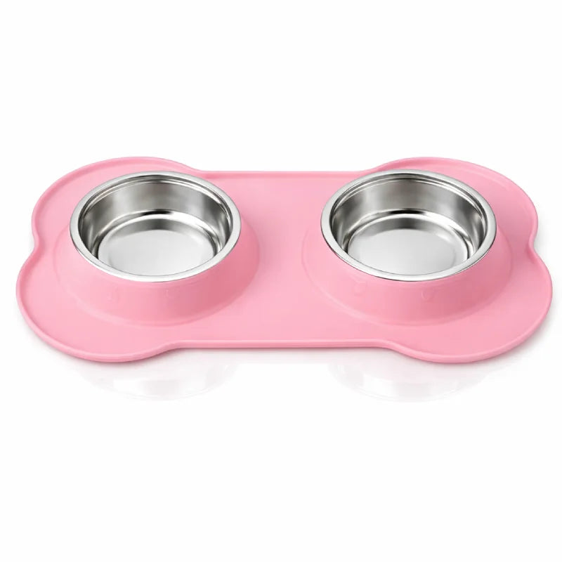 Gamelle chat silicone - Galiss : modèle Rose Corail - AstuceChat