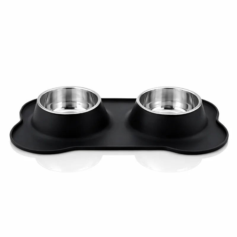 Gamelle chat silicone - Galiss : vue produit Noir Graphite - AstuceChat
