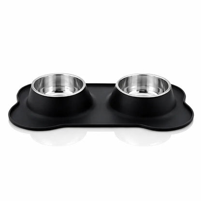 Gamelle chat silicone - Galiss : vue produit Noir Graphite - AstuceChat