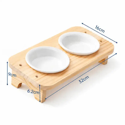 Gamelle chat triple - Gaviko : dimensions double / duo - AstuceChat