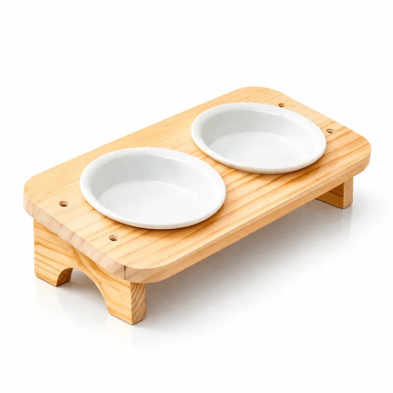 Gamelle chat triple - Gaviko : vue face double / duo - AstuceChat
