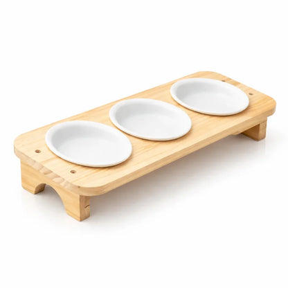 Gamelle chat triple - Gaviko : vue face triple / trio - AstuceChat