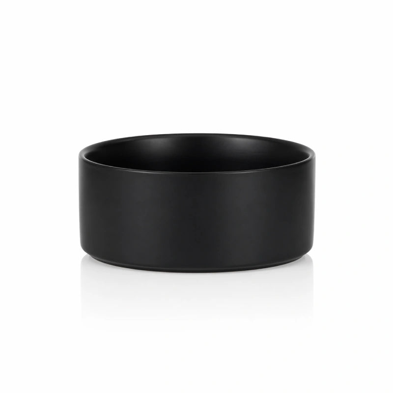 Gamelle chaton céramique - Gaceri : modèle Noir Onyx Solo - AstuceChat