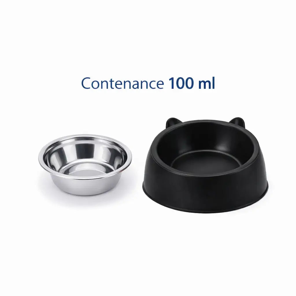 Gamelle chaton inclinée - Gattino : contenance 100 ml - AstuceChat