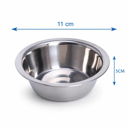 Gamelle Chaton Inox - Gatinox : bol inox 11 cm avec format accessible pour chaton - AstuceChat