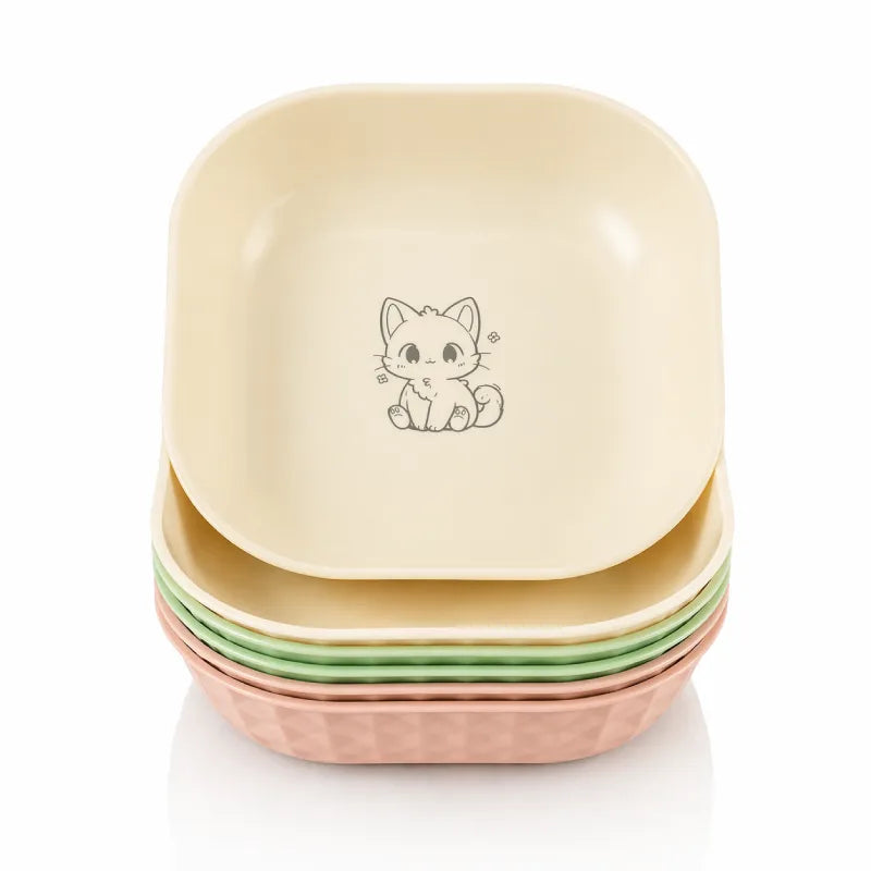Gamelle chaton lot de 6 - Gacubi : gamelles empilables - AstuceChat