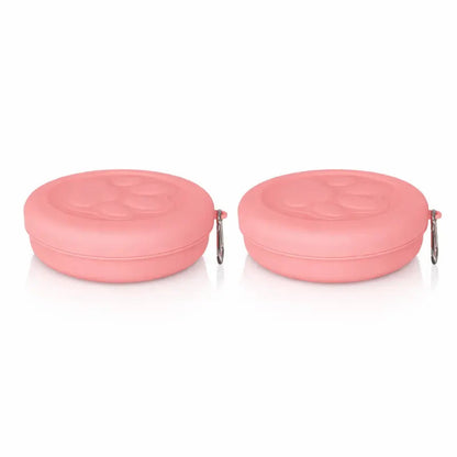 Gamelle de transport pour chat - Gatilo : modèle Rose Poudré Duo - AstuceChat