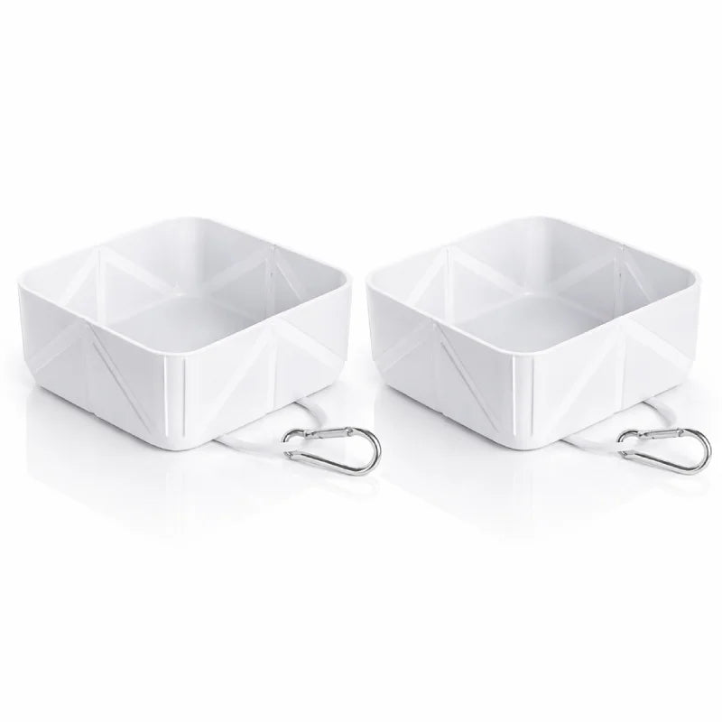 Gamelle de voyage chat - Gaplio : Duo Blanc Neige - AstuceChat