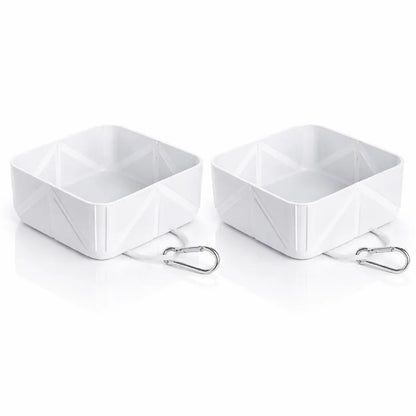 Gamelle de voyage chat - Gaplio : Duo Blanc Neige - AstuceChat