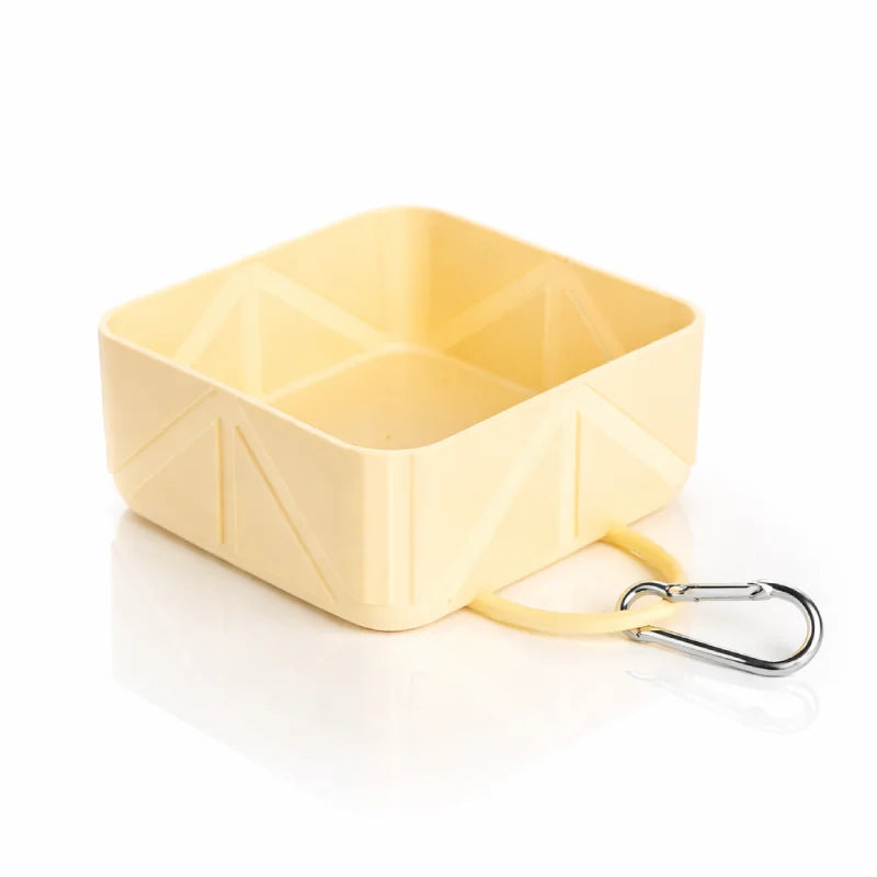 Gamelle de voyage chat - Gaplio : Solo Jaune Soleil - AstuceChat