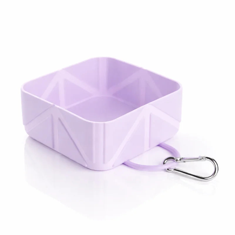 Gamelle de voyage chat - Gaplio : Solo Lavande Pastel - AstuceChat