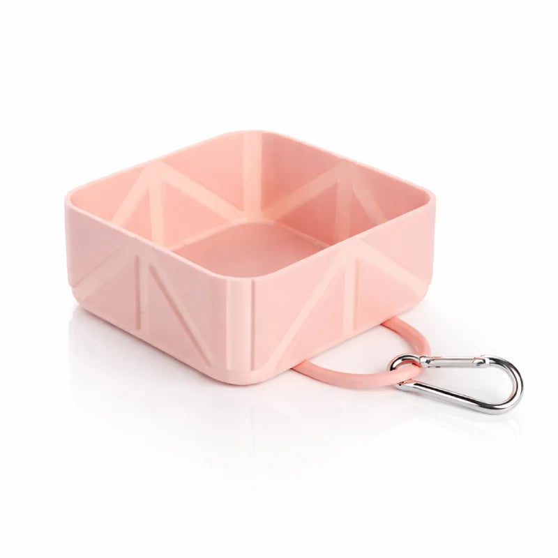 Gamelle de voyage chat - Gaplio : Solo Rose Poudré - AstuceChat