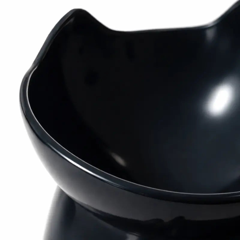 Gamelle design pour chat - Gaféli : détail bol noir - AstuceChat