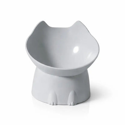 Gamelle design pour chat - Gaféli : modèle solo Gris Brume - AstuceChat
