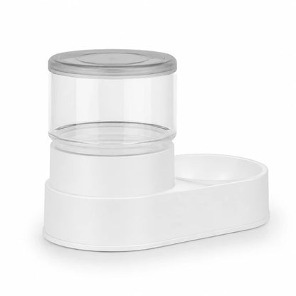 Gamelle distributeur chat - Celvia : vue arrière du modèle Gris Brume - AstuceChat
