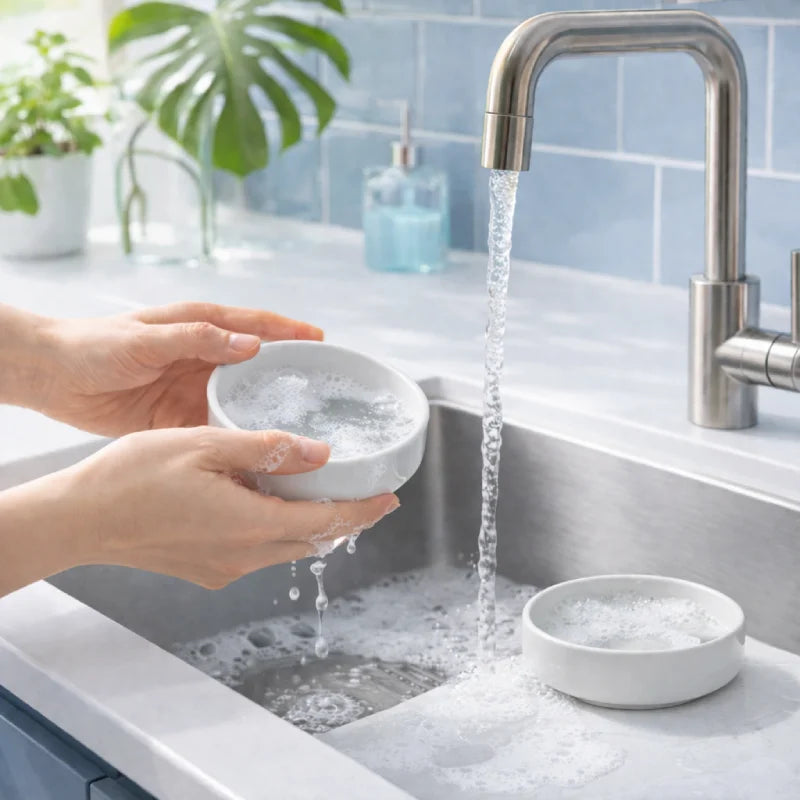 Gamelle double chat - Garélis : bols démontables et lavage facile - AstuceChat