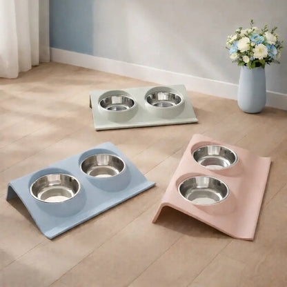 Gamelle eau chat anti renversement - Galance : collection de couleurs - AstuceChat