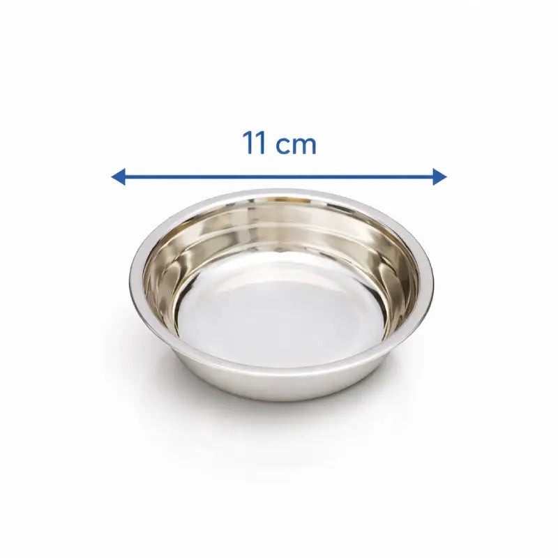 Gamelle eau chat anti renversement - Galance : dimensions du bol inox - AstuceChat