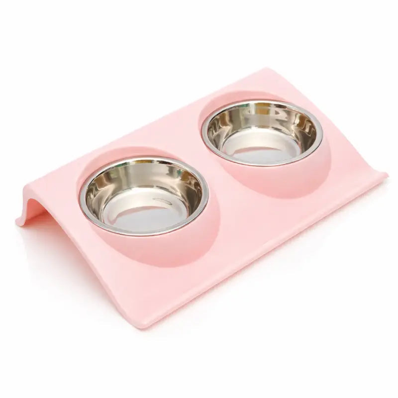 Gamelle eau chat anti renversement - Galance : modèle Rose Poudré - AstuceChat