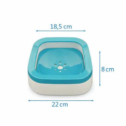 Gamelle eau chat - Gao : dimensions du modèle en coloris Bleu Lagon - AstuceChat