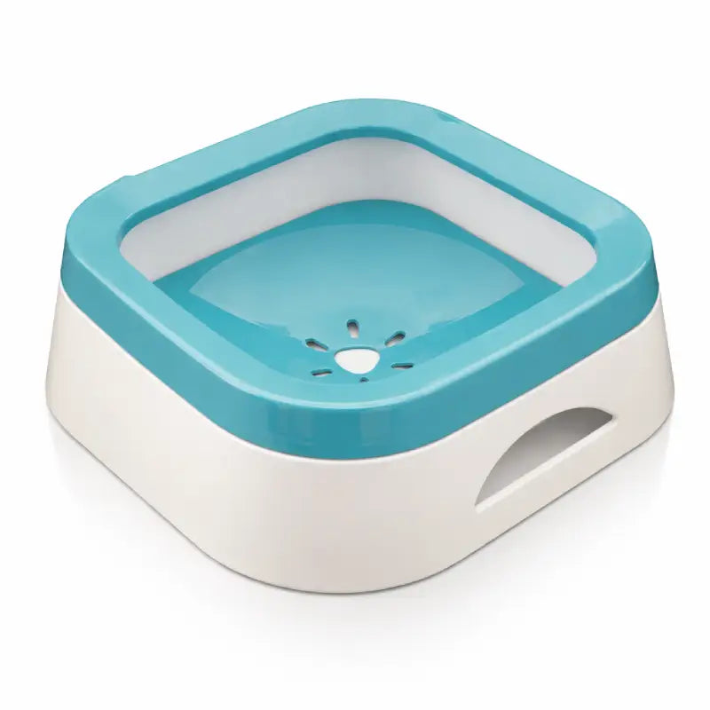 Gamelle eau chat - Gao : vue de trois quarts en coloris Bleu Lagon - AstuceChat