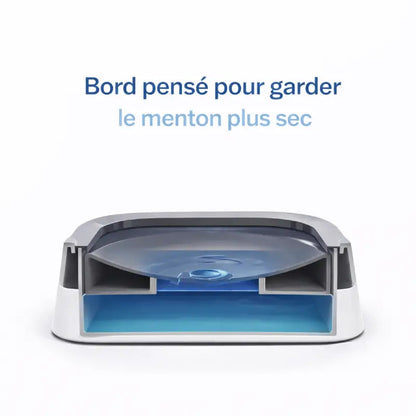 Gamelle eau chat - Gao : bord pour limiter les éclaboussures - AstuceChat