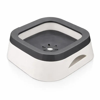Gamelle eau chat - Gao : vue de trois quarts en coloris Graphite Ivoire - AstuceChat
