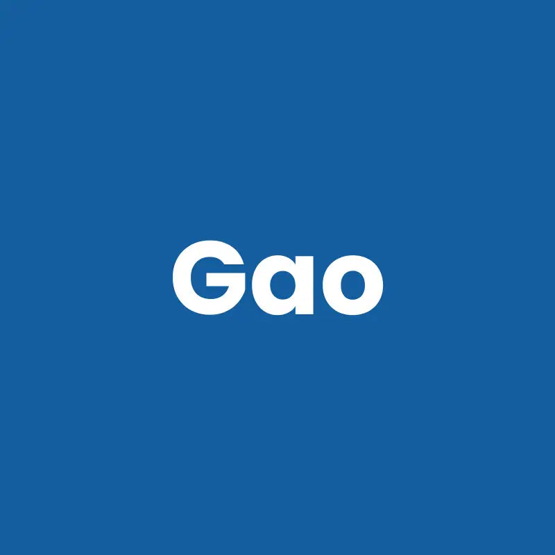 Gamelle eau chat - Gao : nom du produit sur fond bleu - AstuceChat