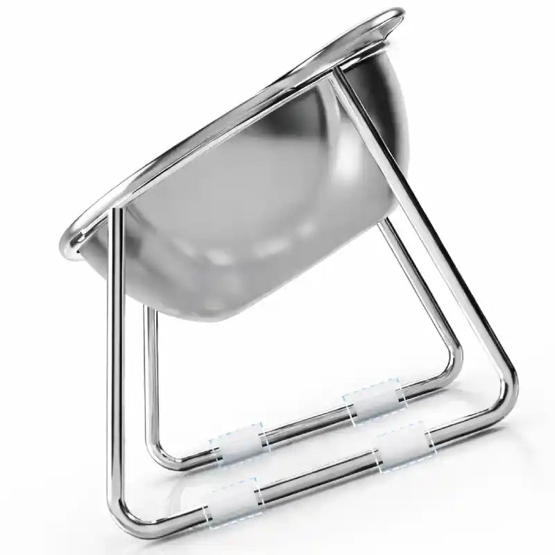 Gamelle en inox pour chat - Galiox : vue profil bol inox - AstuceChat