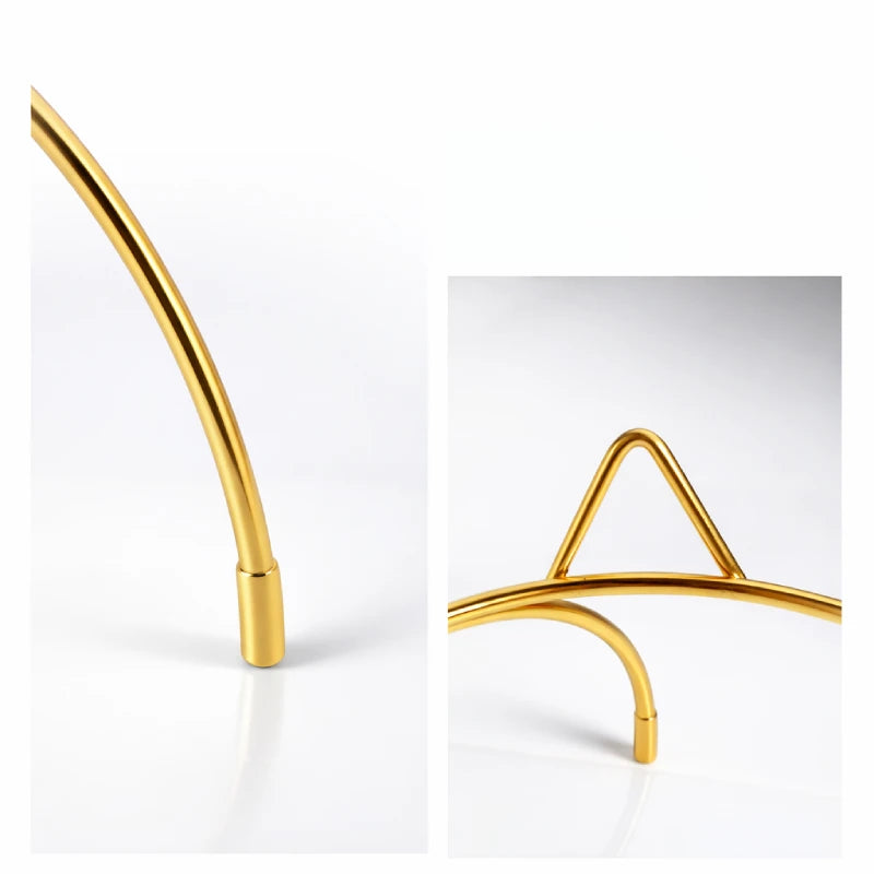 Gamelle en verre pour chat - Gadéko - détail structure dorée et pied antidérapant - AstuceChat