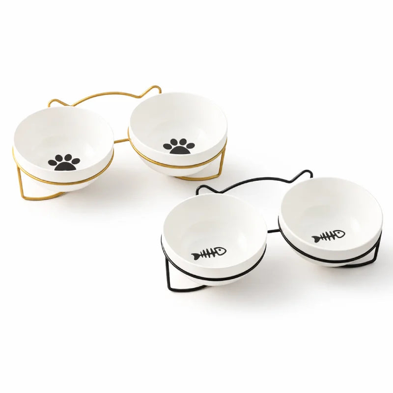 Gamelle ergonomique chat - Gavielle : ensemble des configurations - AstuceChat