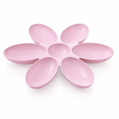 Gamelle fleur pour plusieurs chatons - Gaflora : modèle Rose Poudré - AstuceChat
