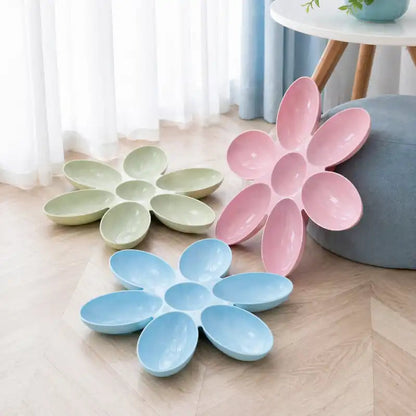 Gamelle fleur pour plusieurs chatons - Gaflora : trois coloris - AstuceChat