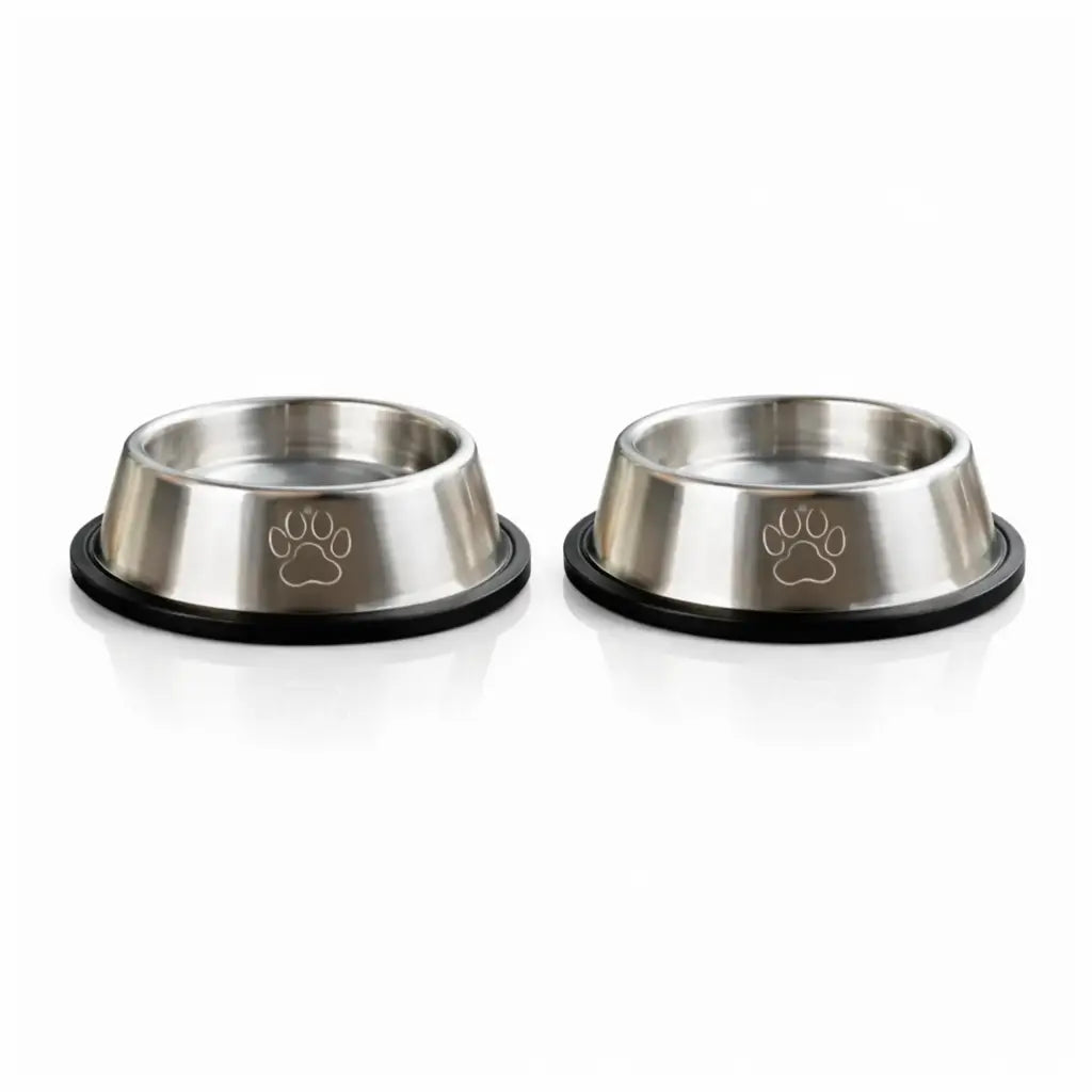 Gamelle inox chat - Galnox : diamètre 15,5 cm double - AstuceChat