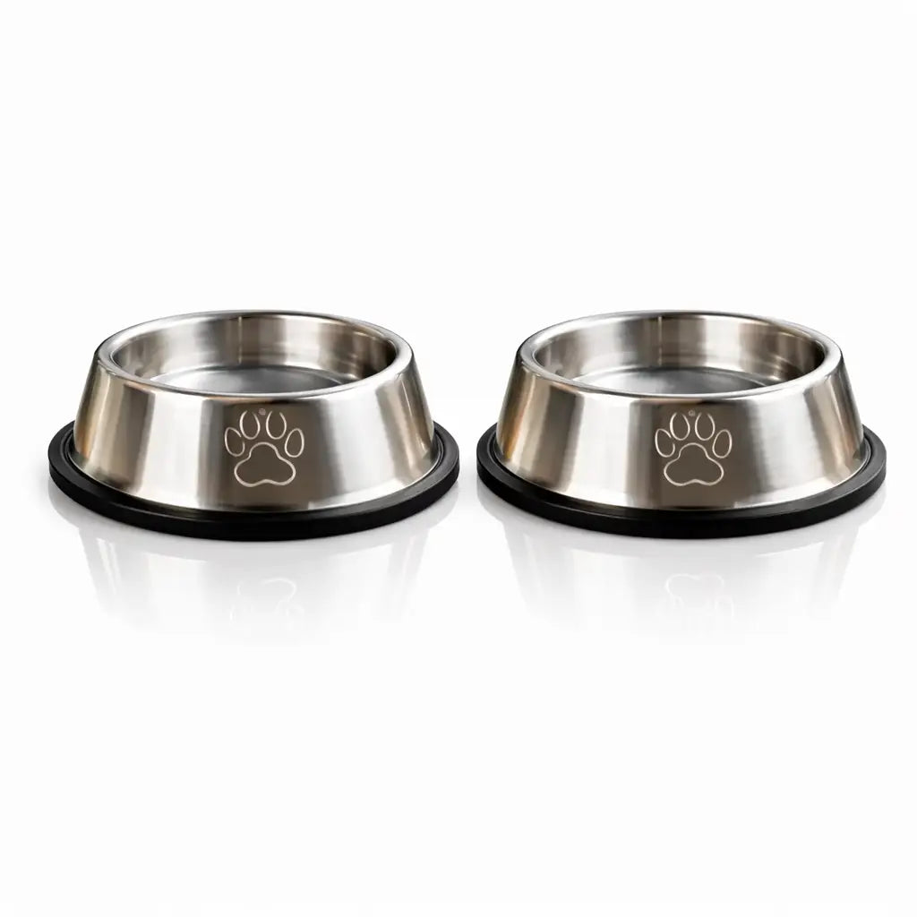 Gamelle inox chat - Galnox : diamètre 18 cm double - AstuceChat